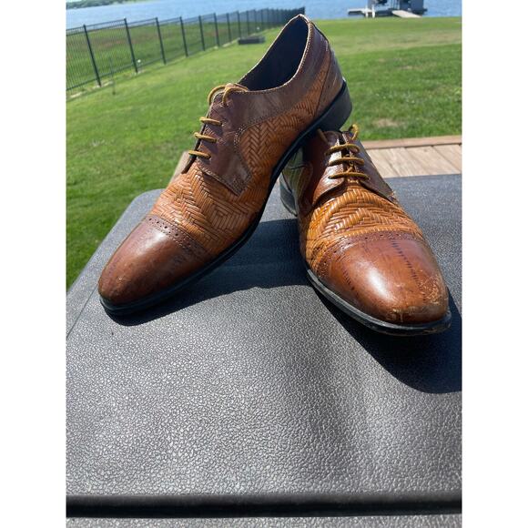 Stacey Adams Salido 24887, lace up, brown men's 10M - Picture 1 of 8